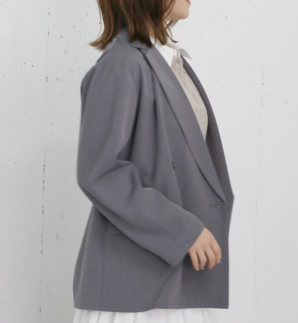 archives「ウォッシャブル麻調テーラードＪＫ」|テーラードジャケット|