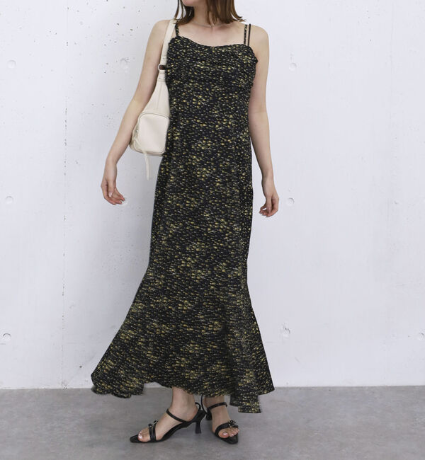 archives「フロントギャザー花柄キャミワンピース」|ワンピース|