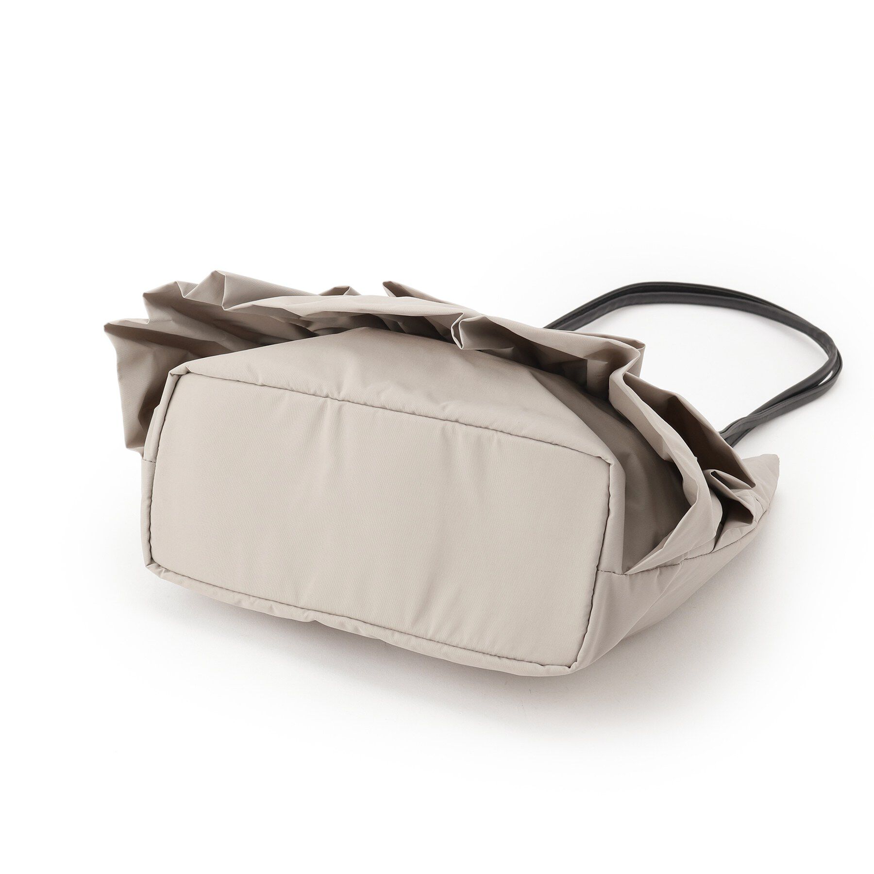 SHOO･LA･RUE「【撥水】つまみハンドルフリルトートバッグ」|トートバッグ|