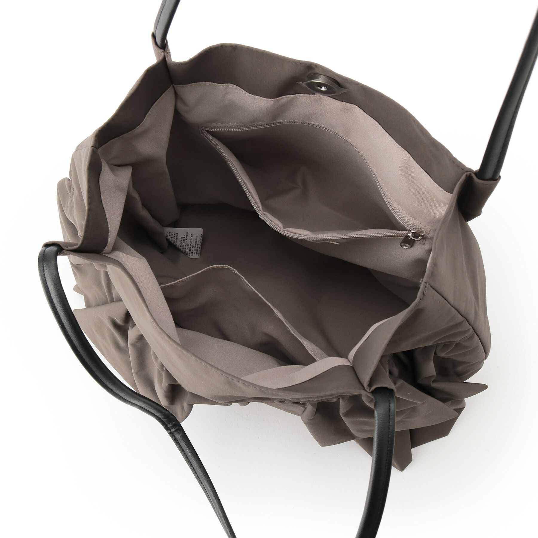 SHOO･LA･RUE「【撥水】つまみハンドルフリルトートバッグ」|トートバッグ|