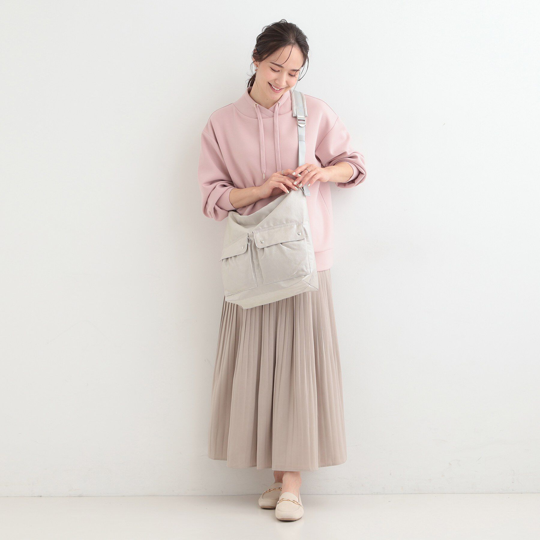 SHOO･LA･RUE「ダブルポケットワンショルダーバッグ」|ショルダー・メッセンジャー|