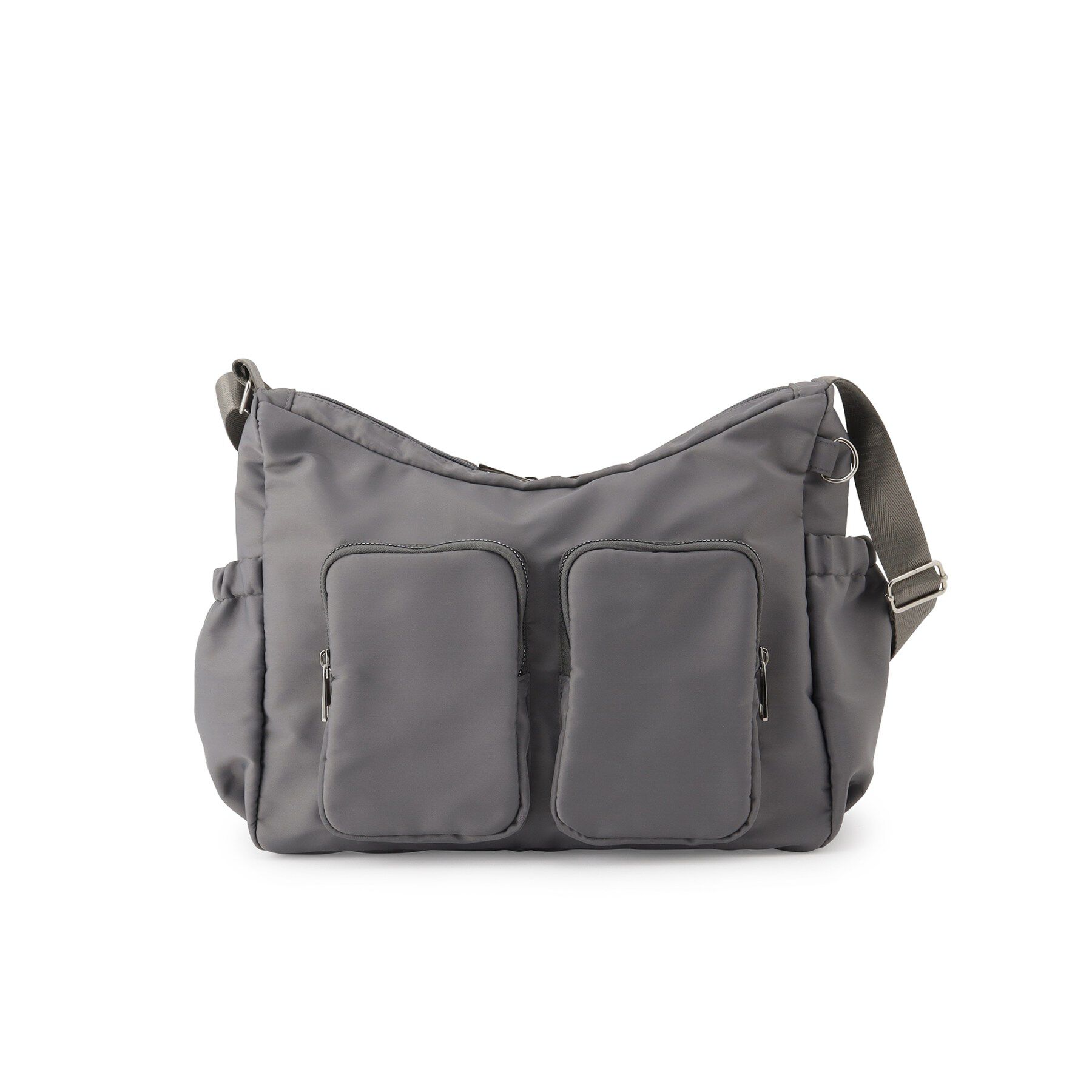 SHOO･LA･RUE「【撥水】ダブルポケットショルダーバッグ」|ショルダー・メッセンジャー|