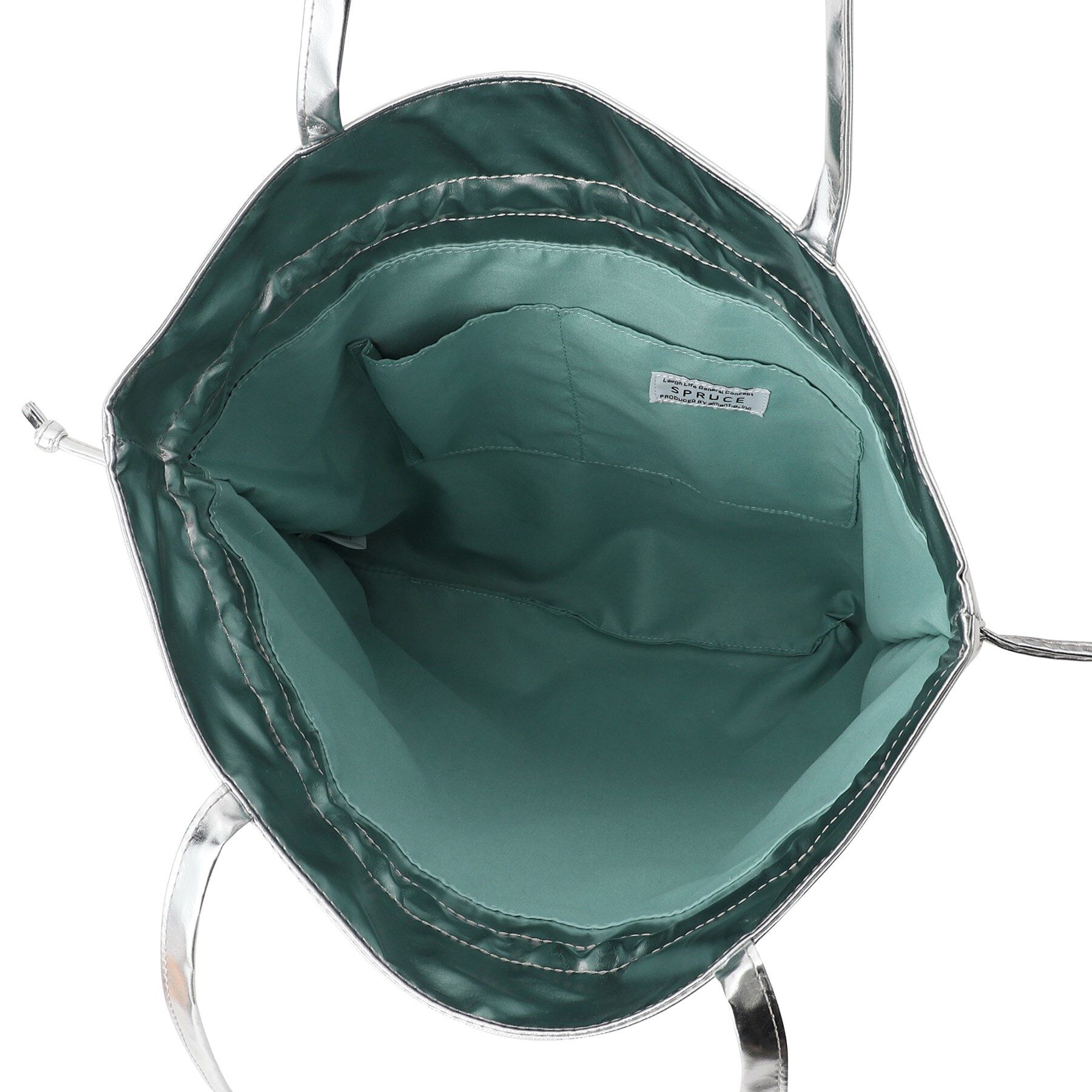 Ober Tashe「メタリック巾着トートバッグ」|トートバッグ|