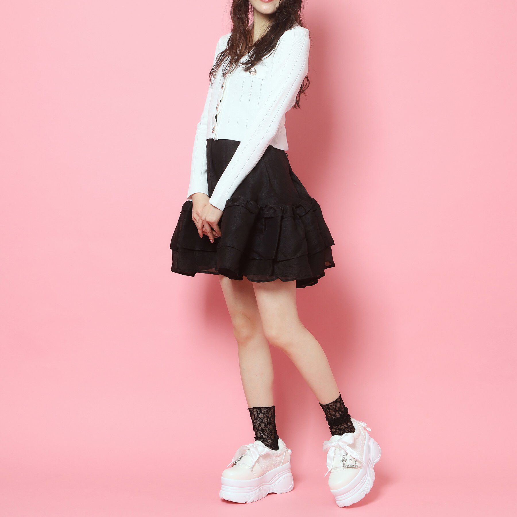 csT&P「夢見る厚底十字架キラキラスニーカー」|スニーカー|