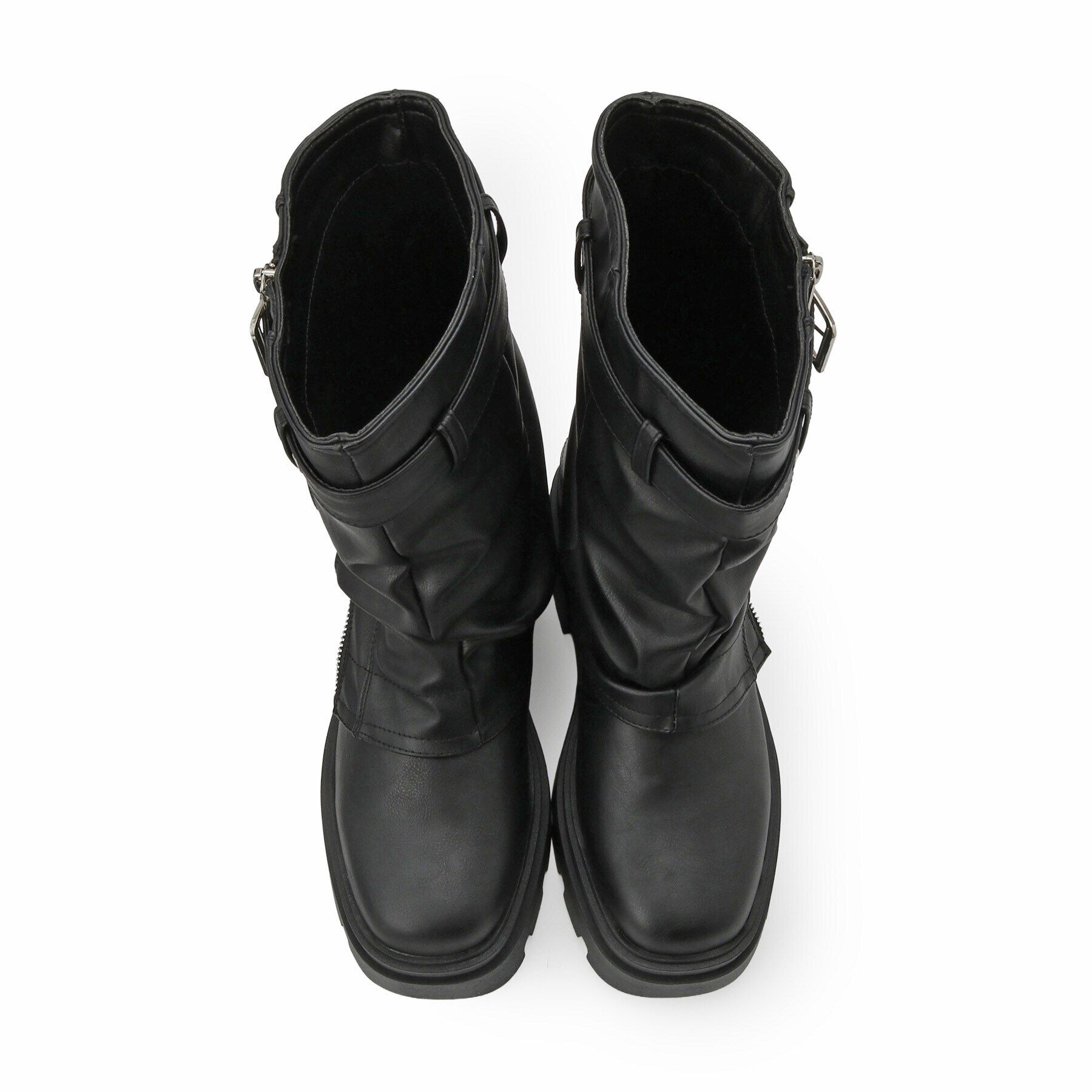 csT&P「ベルト付きカバーブーツ」|ショートブーツ|