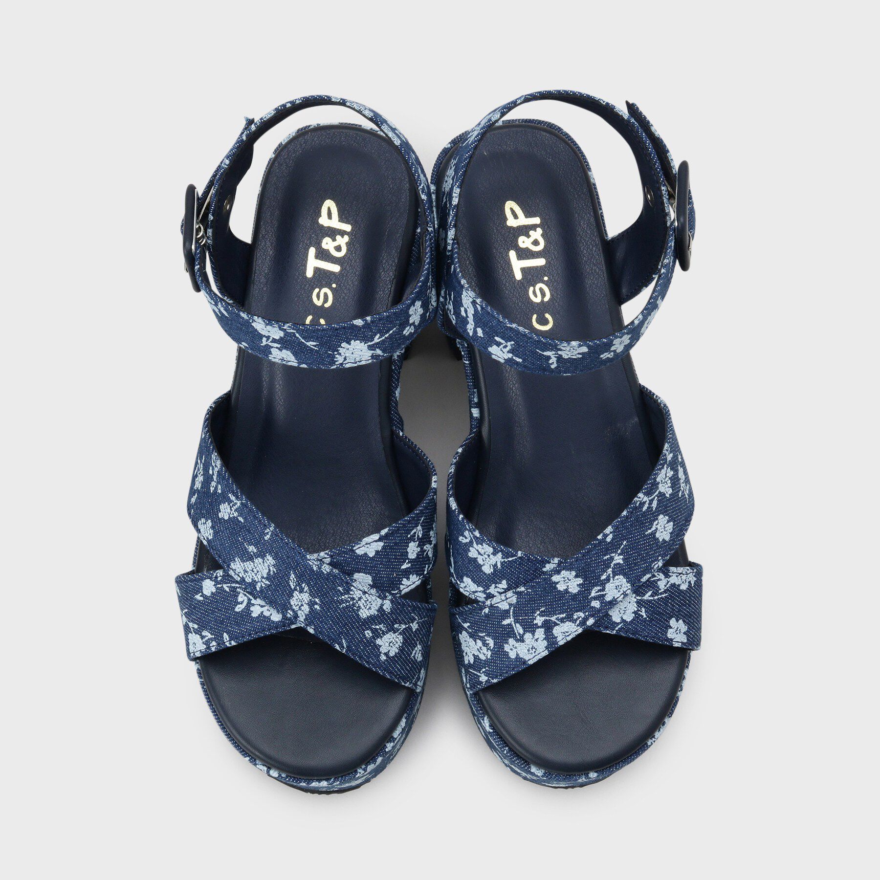 csT&P「厚底クロスサンダル」|サンダル|