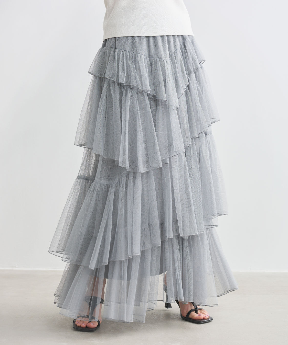 COCO DEAL「ティアードギャザーチュールスカート」|スカート|