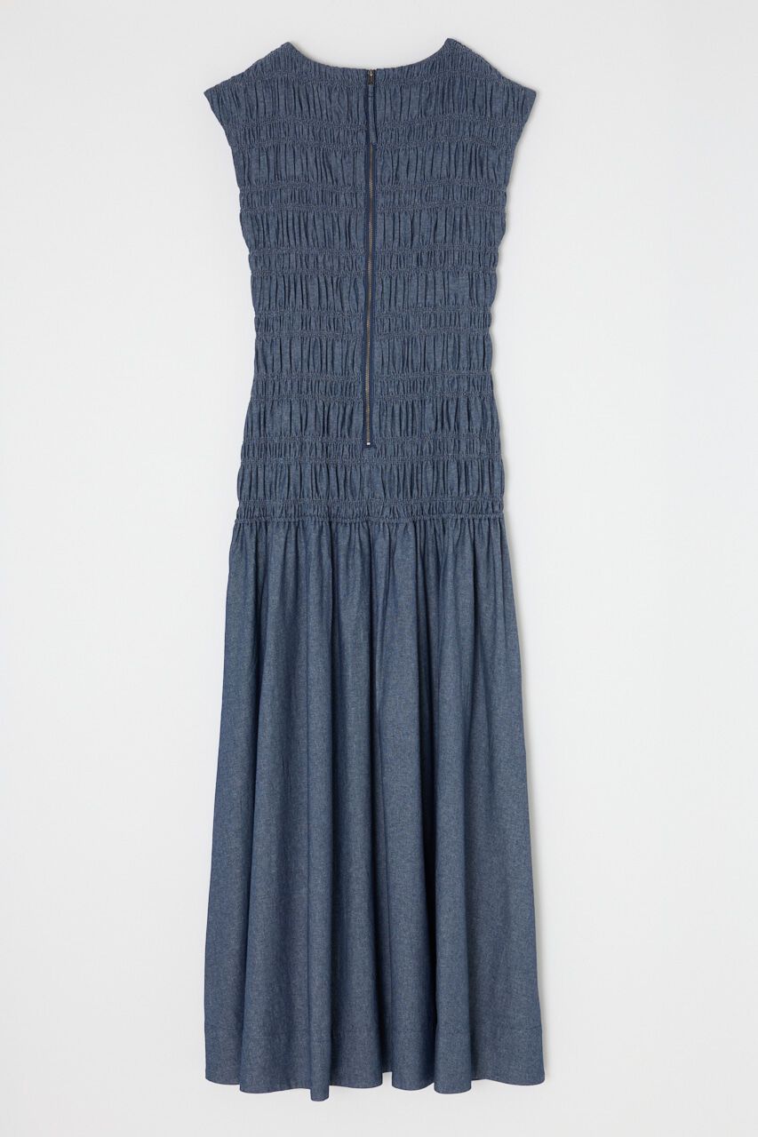 MOUSSY「SHIRRING GATHER SUMMER ドレス」|ワンピース|