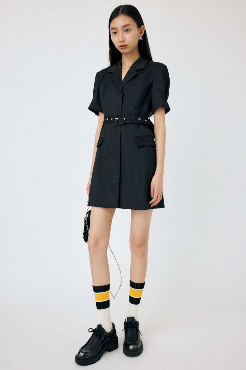 MOUSSY「BELTED BLAZER ミニドレス」|ワンピース|