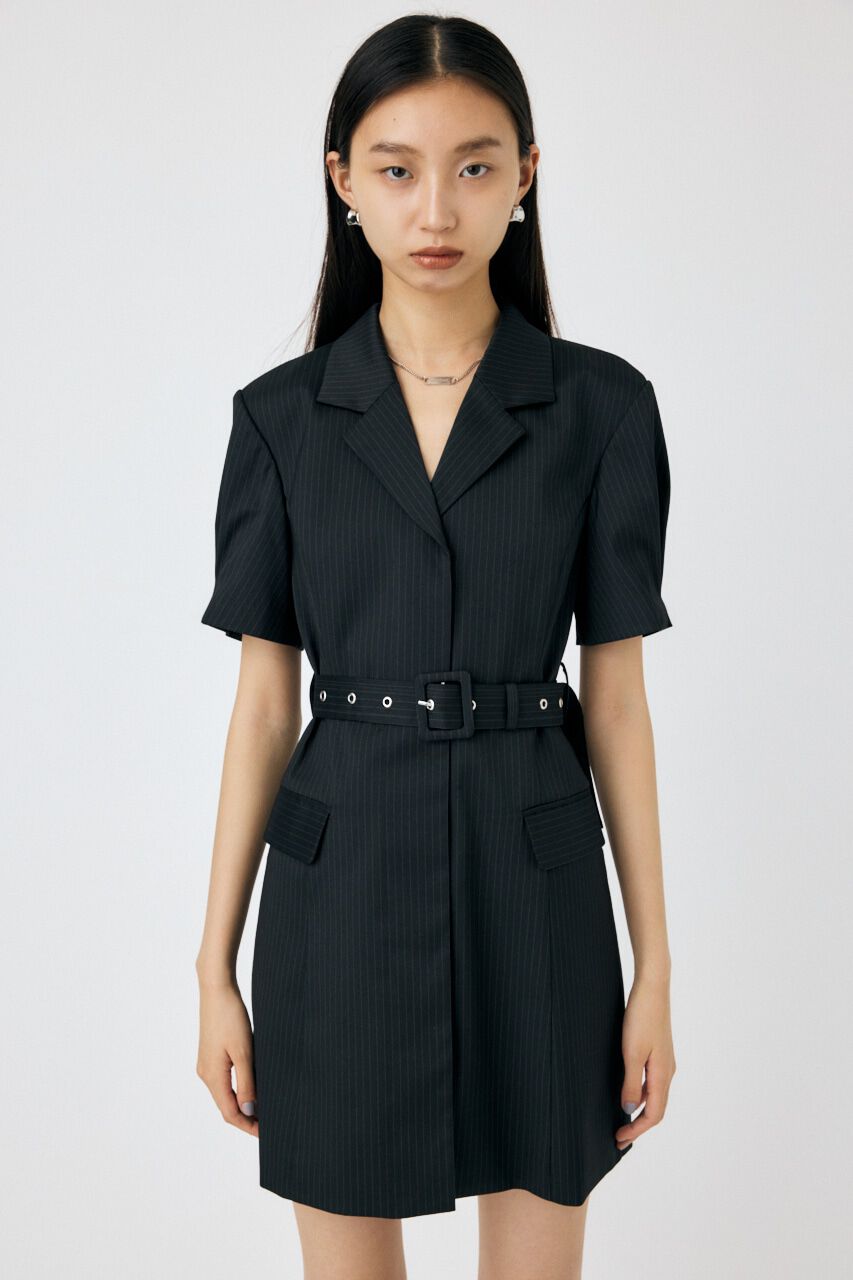 MOUSSY「BELTED BLAZER ミニドレス」|ワンピース|
