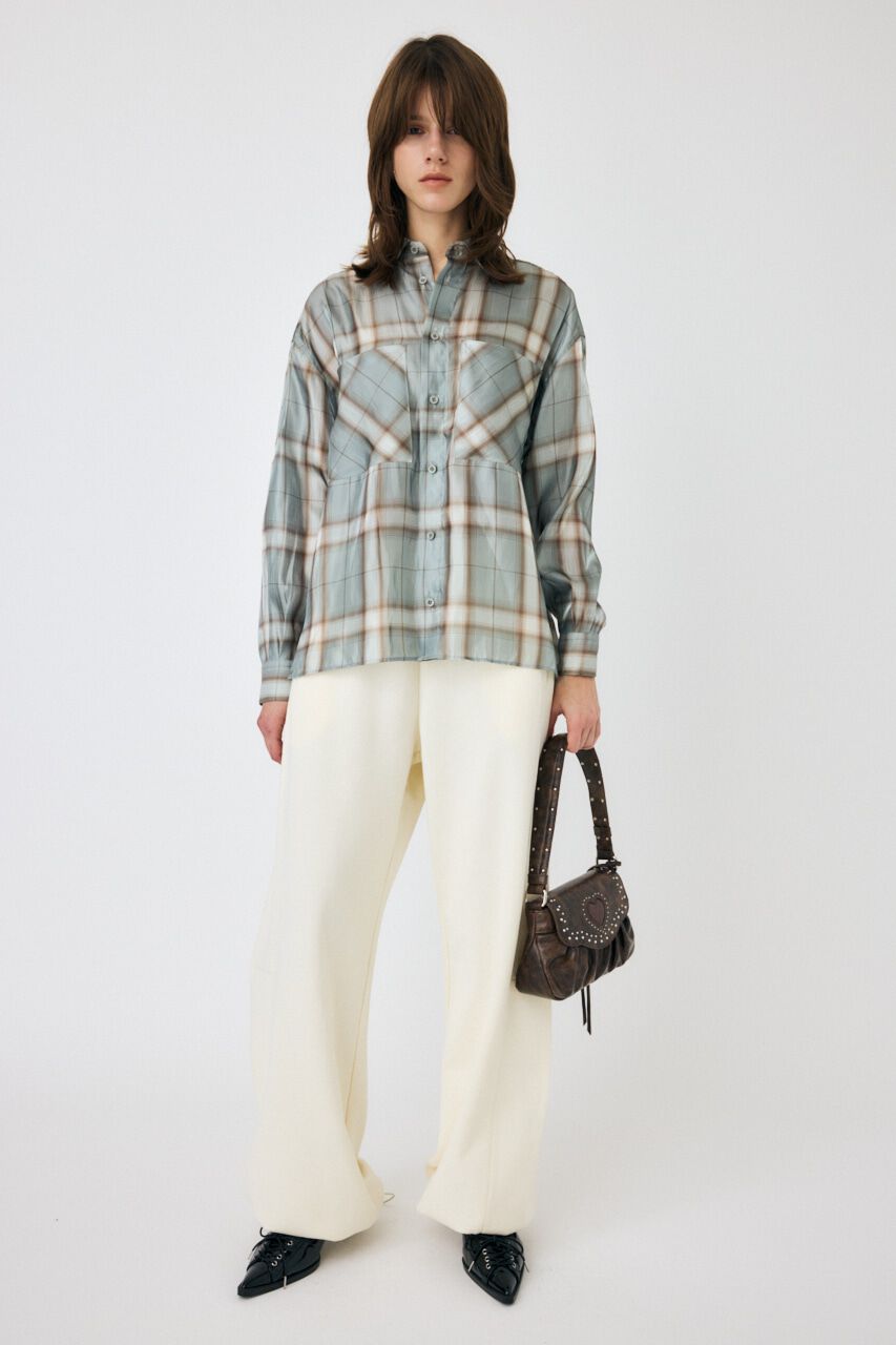 MOUSSY「MIX CHECK ルーズシャツ」|シャツ・ブラウス|