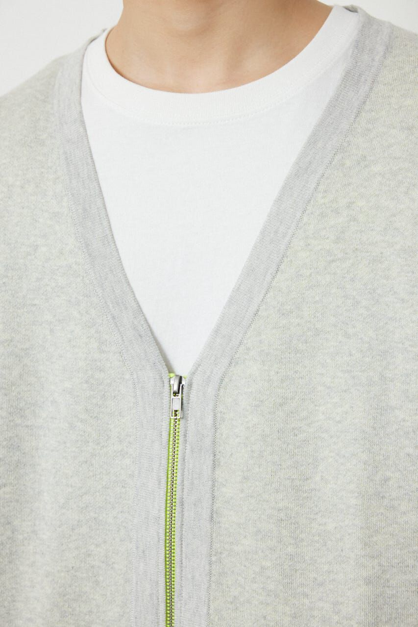 RODEO CROWNS「スウェットライクZIPカーディガン」|カーディガン|