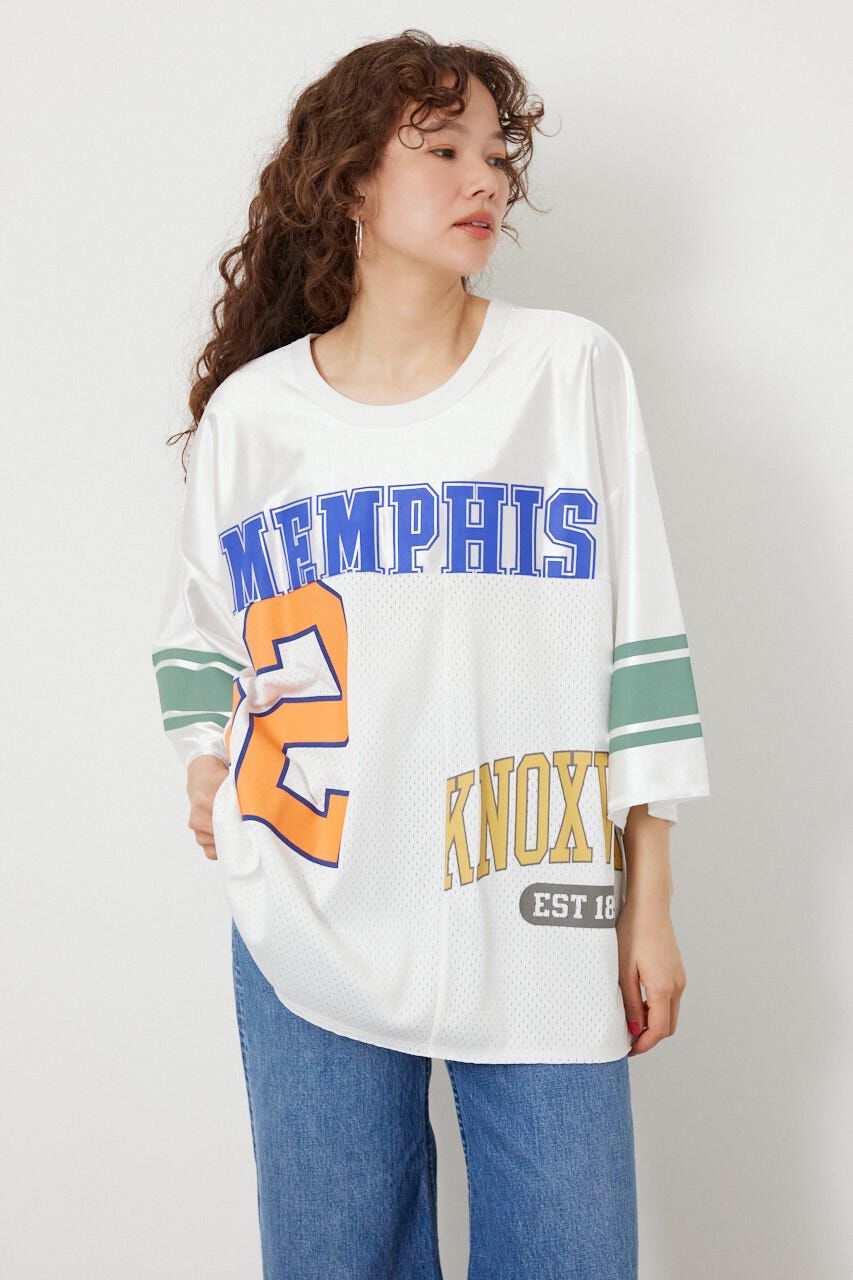 RODEO CROWNS「＜WEB先行アイテム＞リメイク 2WAY GAMEトップス」|Tシャツ・カットソー|O/WHT1