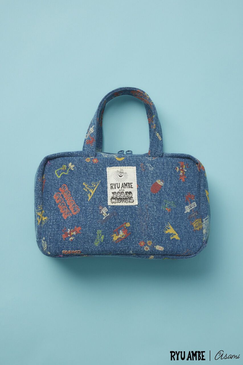 RODEO CROWNS「(Ryu Ambe)マルチポーチ」|ポーチ|柄BLU5