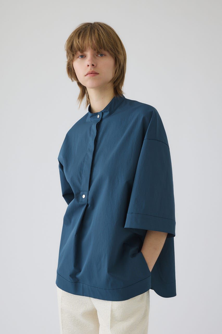 RIM.ARK 「Band collar detail tops」|シャツ・ブラウス|D/BLU3
