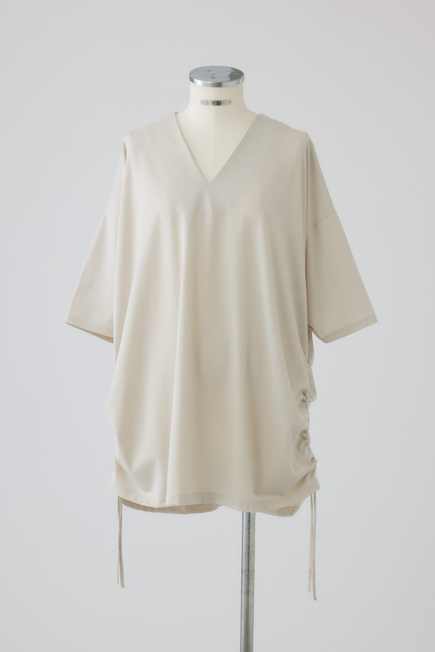 RIM.ARK 「Side drawstring big T-shirts」|Tシャツ・カットソー|L/BEG1