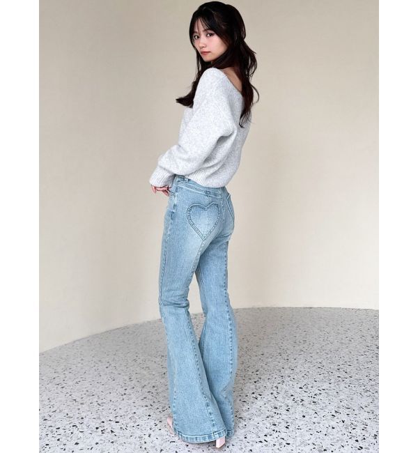 RESEXXY「Vネッククロップドニットプルオーバー」|ニット・セーター|