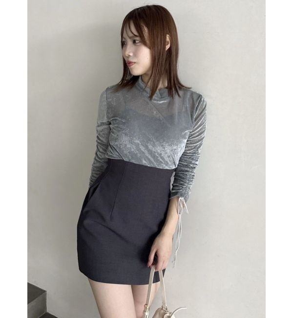 dazzlin「【セットアップ対応】コンパクトミニスカート」|スカート|