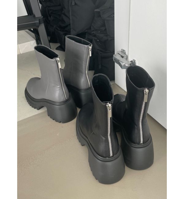 EMODA「バックジップブーツ」|ショートブーツ|