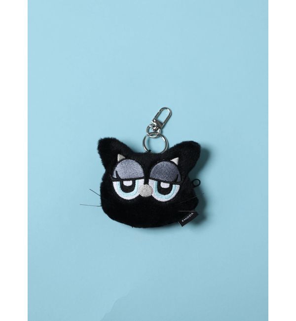 EMODA「MOOA EMMA FACE MINI POUCH」|ポーチ|ブラック