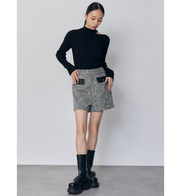 MURUA「チョーカーランダムリブニット」|ニット・セーター|