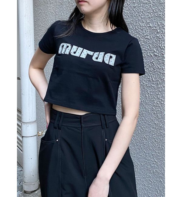 MURUA「パターンロゴパッチTシャツ」|Tシャツ・カットソー|