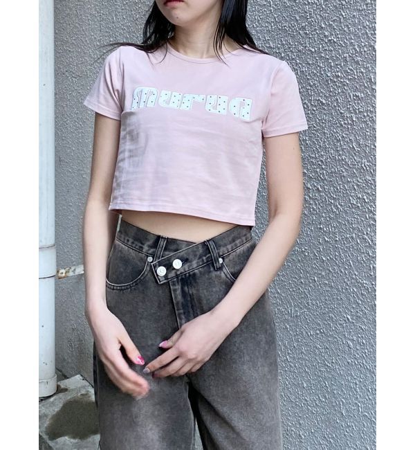MURUA「パターンロゴパッチTシャツ」|Tシャツ・カットソー|