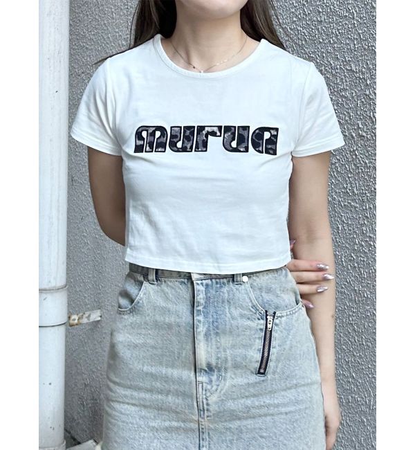 MURUA「パターンロゴパッチTシャツ」|Tシャツ・カットソー|