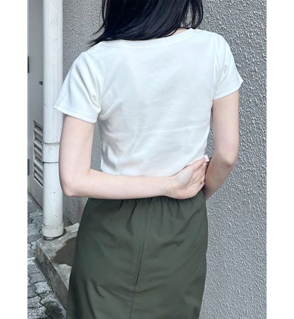 MURUA「ライティングロゴプレートTシャツ」|Tシャツ・カットソー|