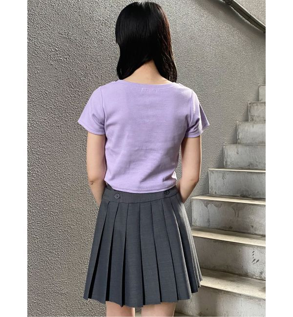 MURUA「ライティングロゴプレートTシャツ」|Tシャツ・カットソー|