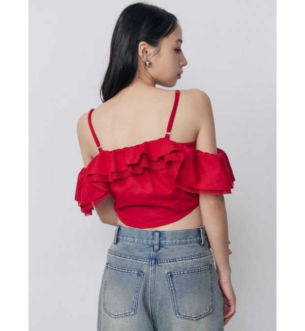 MURUA「ストラップオフショルダーブラウス」|シャツ・ブラウス|