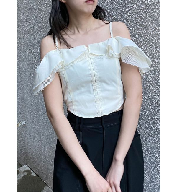 MURUA「ストラップオフショルダーブラウス」|シャツ・ブラウス|