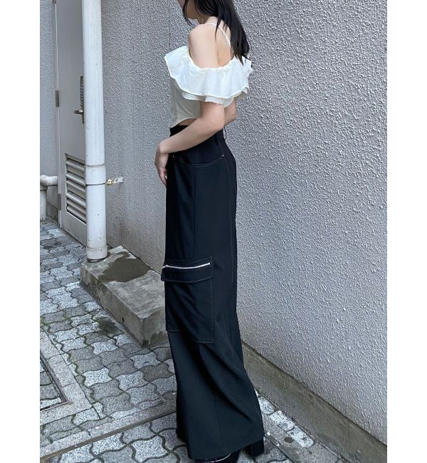 MURUA「ストラップオフショルダーブラウス」|シャツ・ブラウス|