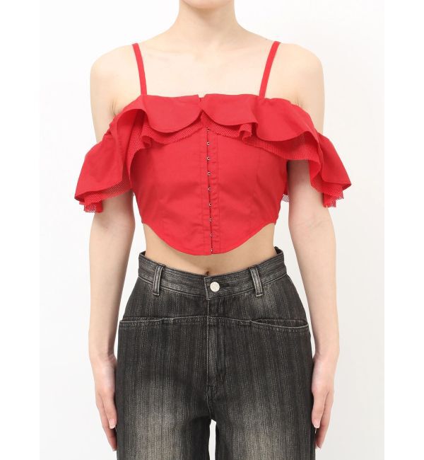 MURUA「ストラップオフショルダーブラウス」|シャツ・ブラウス|