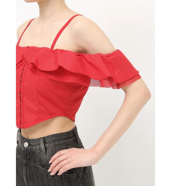 MURUA「ストラップオフショルダーブラウス」|シャツ・ブラウス|