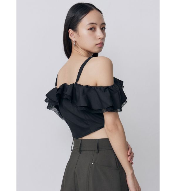 MURUA「ストラップオフショルダーブラウス」|シャツ・ブラウス|