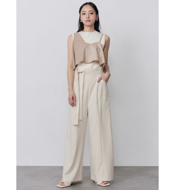 MURUA「ビスチェレイヤードニットタンク」|タンクトップ|