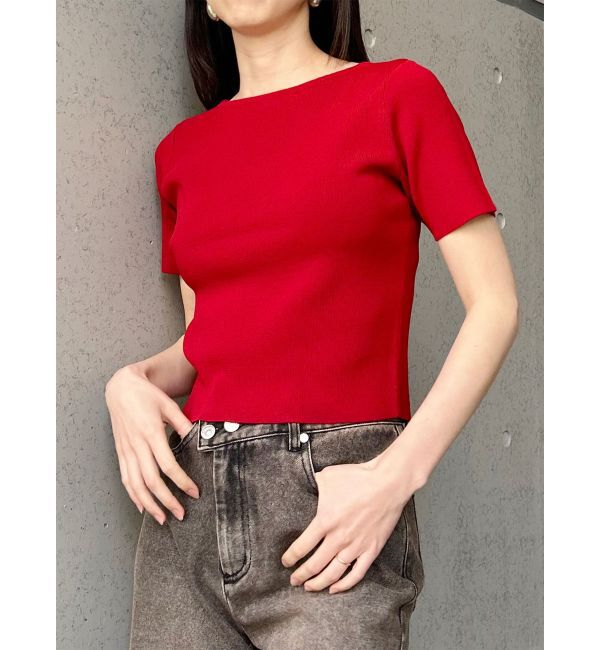 MURUA「デコルテオープンハーフニット【2WAY】」|ニット・セーター|