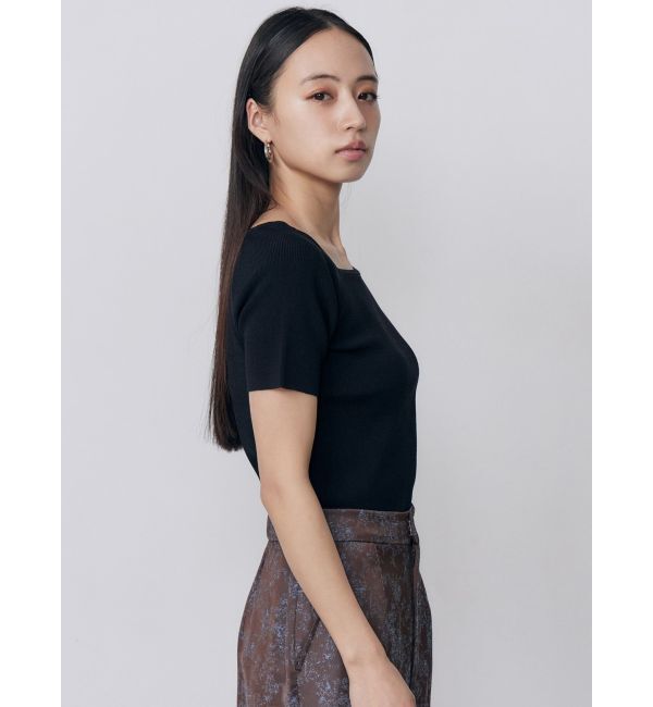 MURUA「デコルテオープンハーフニット【2WAY】」|ニット・セーター|