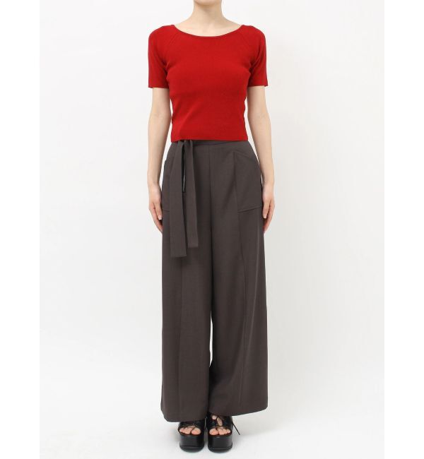 MURUA「デコルテオープンハーフニット【2WAY】」|ニット・セーター|