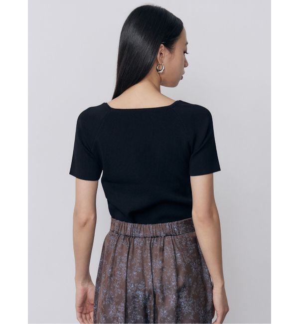 MURUA「デコルテオープンハーフニット【2WAY】」|ニット・セーター|