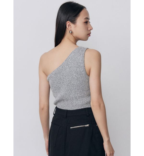 MURUA「カップ付きワンショルニットタンク」|タンクトップ|