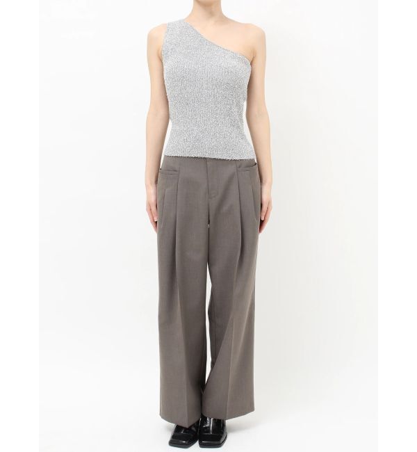 MURUA「カップ付きワンショルニットタンク」|タンクトップ|