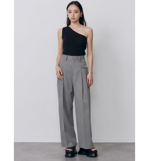 MURUA「カップ付きワンショルニットタンク」|タンクトップ|