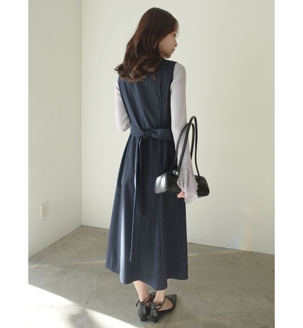 LAGUNAMOON「シアーパターンカフスリブニットプルオーバー」|ニット・セーター|