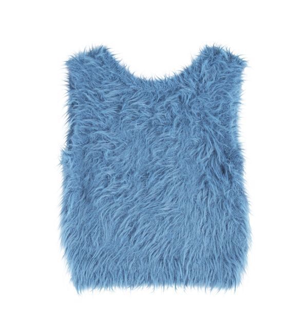 EVRIS「ファンシーヤーンノースリニットトップス」|タンクトップ|