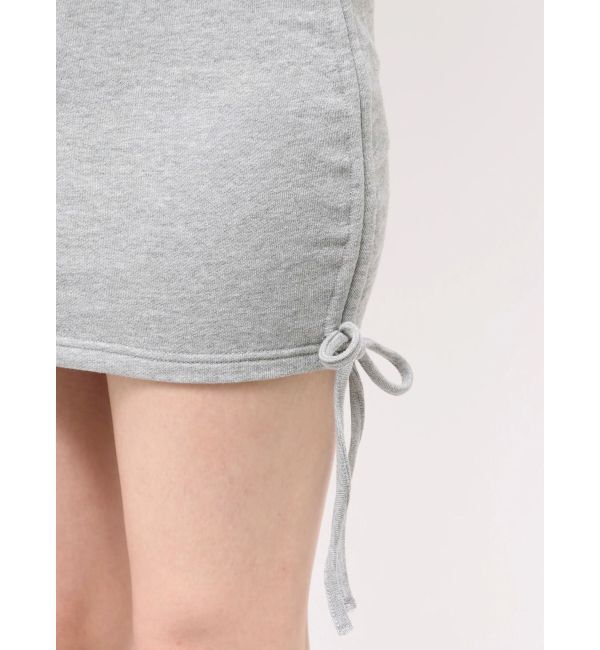 EVRIS「サイドギャザースウェットミニスカート【セットアップ着用可能】」|スカート|