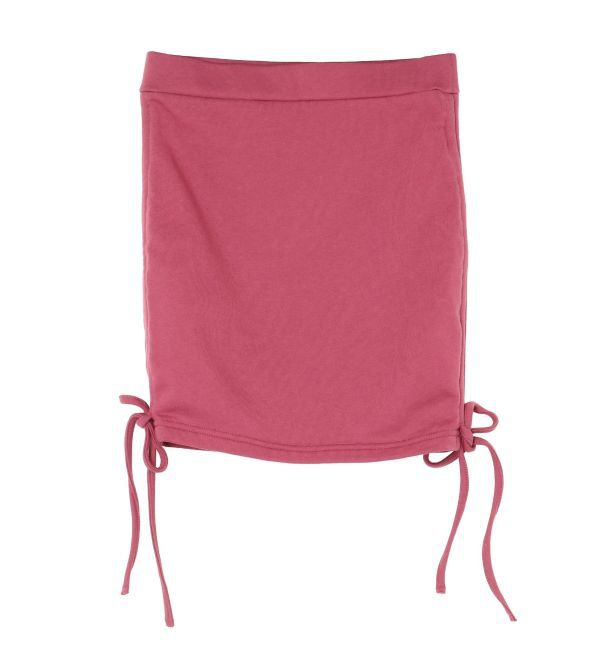 EVRIS「サイドギャザースウェットミニスカート【セットアップ着用可能】」|スカート|