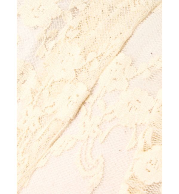 EVRIS「フロントリボンレースクロップドシャツ」|シャツ・ブラウス|