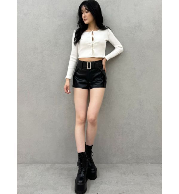 GYDA「2WAYリボンテレコトップス」|Tシャツ・カットソー|